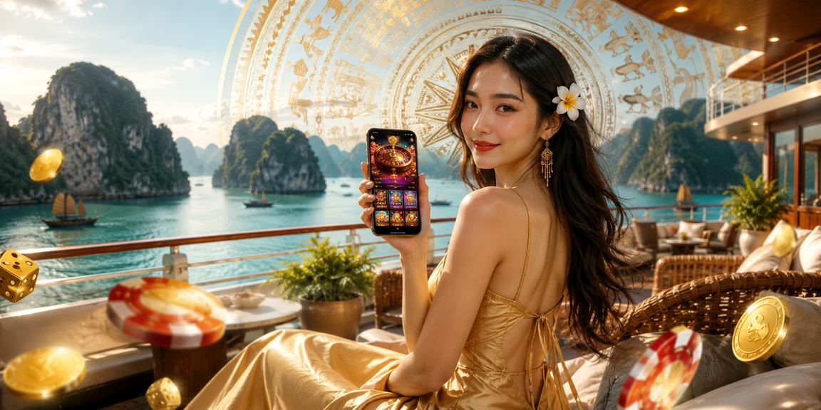 Người dùng theo dõi cá cược thể thao trực tuyến tại lễ hội Hạ Long qua điện thoại