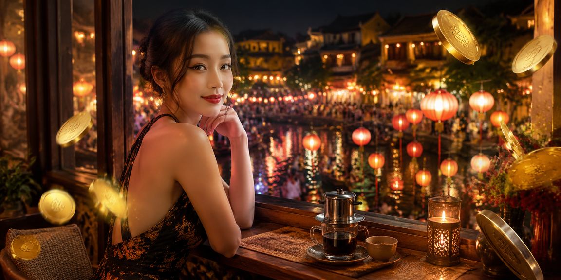 Người dùng tại Huế thưởng thức cà phê và theo dõi kèo bóng đá trực tuyến buổi sáng